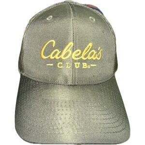 Cabela's Club Snapback‎ Trucker Hat Multi One Size Embroidered Mesh Back